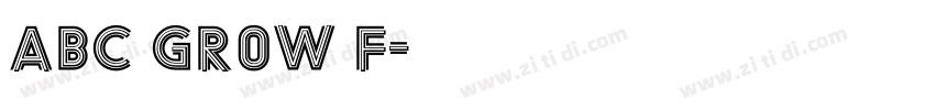 ABC Grow f字体转换